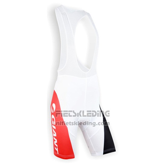 2015 Fietskleding Giant Alpecin Rood en Wit Korte Mouwen en Koersbroek